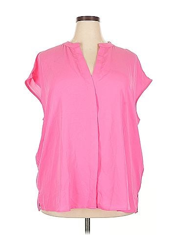 ELOQUII Eloquii Short Sleeve Blouse (view 1)