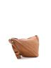 Prada 100% Leather Brown Triangle Logo Zip Messenger Leather Large One size - photo 3