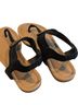 Comfort Black Sandals Size 10 - photo 2
