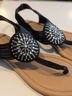 Comfort Black Sandals Size 10 - photo 3