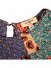 Umgee Floral Paisley Multi Color Casual Dress Size S - photo 2