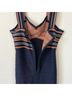 Guess Stripes Blue Orange Cocktail Dress Size XXL - photo 5