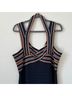 Guess Stripes Blue Orange Cocktail Dress Size XXL - photo 4