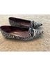 Ann Taylor Zebra Print Black White Flats Size 8 - photo 3