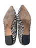Ann Taylor Zebra Print Black White Flats Size 8 - photo 2
