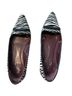 Ann Taylor Zebra Print Black White Flats Size 8 - photo 1