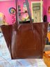 Scully Tan Leather Tote Bag with Front Pocket Tote - photo 6