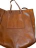 Scully Tan Leather Tote Bag with Front Pocket Tote - photo 1
