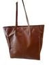 Scully Tan Leather Tote Bag with Front Pocket Tote - photo 2