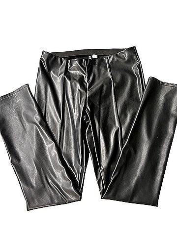 H&M Faux Leather Pants (view 2)