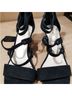 Nine West Black Wedges Size 11 - photo 4