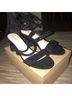 Nine West Black Wedges Size 11 - photo 7