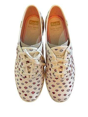 Keds for Kate Spade CH KS Lips White Sneakers (view 1)