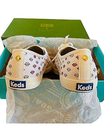 Keds for Kate Spade CH KS Lips White Sneakers (view 2)