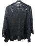 Entro 100% Polyester 55% Rayon 45% Polyester Floral Black Long Sleeve Blouse Size M - photo 2