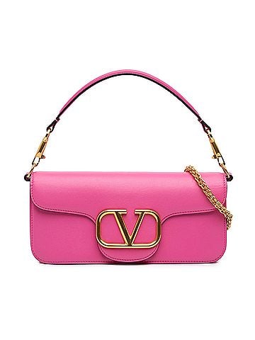 Valentino Medium Calfskin VLogo Loco Satchel (view 1)