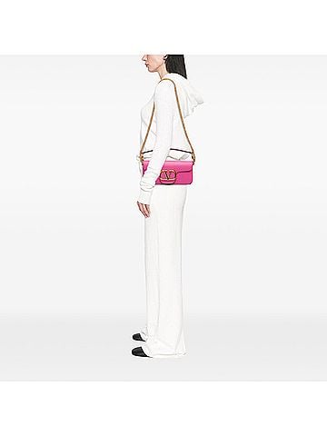 Valentino Medium Calfskin VLogo Loco Satchel (view 2)