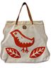 Tory Burch Graphic White Orange Tote One size - photo 1