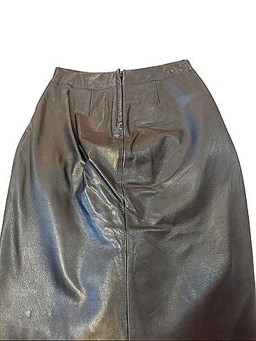 BCBGMAXAZRIA Leather Skirt (view 2)