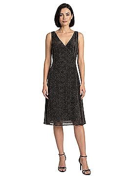 Emporio Armani Velvet Burnout Cocktail Dress (view 1)