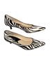 Michael Kors Animal Print Black White Flats Size 6 - photo 2