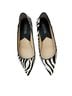Michael Kors Animal Print Black White Flats Size 6 - photo 1