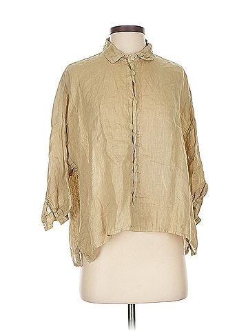 CP Shades Cp Shades 3/4 Sleeve Button Down Shirt (view 1)