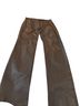 BCBG 100% Leather Brown Leather Pants Size 2 - photo 1