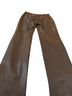 BCBG 100% Leather Brown Leather Pants Size 2 - photo 2