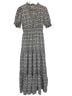 Max Studio Floral White Black Casual Dress Size XL - photo 1