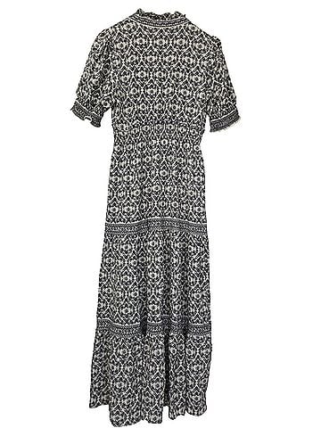 Max Studio Ruffle Neck Tiered Maxi  Casual Dress (view 2)