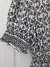 Max Studio Floral White Black Casual Dress Size XL - photo 9