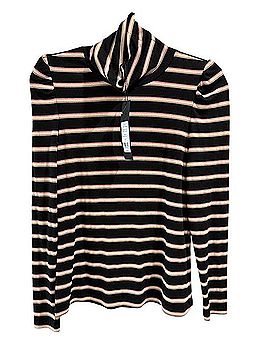 Veronica Beard Cedar Striped Turtleneck Turtleneck Sweater (view 1)
