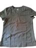 Koi 100% Polyester Black Short Sleeve Button-Down Shirt Size M - photo 1