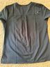 Koi 100% Polyester Black Short Sleeve Button-Down Shirt Size M - photo 4