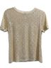 Anne Klein Solid Multi Color Ivory T-Shirt Size S - photo 1