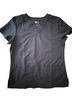 Koi 100% Polyester Black Short Sleeve Blouse Size M - photo 1