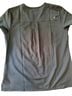 Koi 100% Polyester Black Short Sleeve Blouse Size M - photo 2