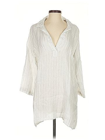 CP Shades Cp Shades 3/4 Sleeve Button Down Shirt (view 1)