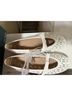 Cat & Jack White Flats Size 5 - photo 6