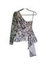 Self-Portrait 100% Polyester 100% Polyester 100% Polyester Floral Multi Color Blouse Size 2 - photo 1