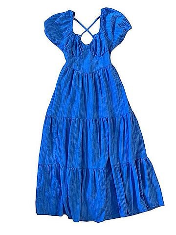 American Eagle Outfitters Cinderella Princess Lace Up Open Back Casual Dress (view 1)