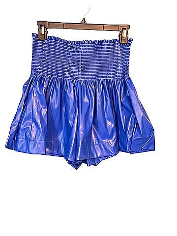 Queen of Sparkles Faux Leather Shorts (view 1)