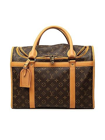 Louis Vuitton Monogram Sac Chien Pet Carrier 40 (view 1)