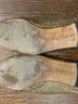 Stuart Weitzman 100% Leather Gold Flats Size 8 - photo 3