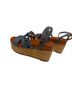 Jessica Simpson Blue Brown Wedges Size 6 - photo 2