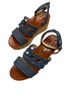 Jessica Simpson Blue Brown Wedges Size 6 - photo 1