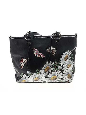 Anuschka Dancing Daisies  Anuschka Leather Tote (view 1)