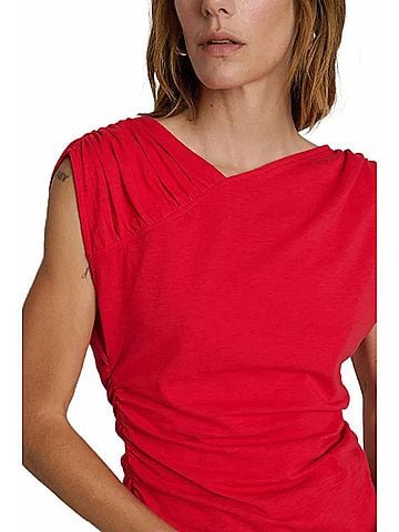 NATION LTD Alme Tee in Tango (view 2)