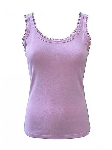 Dylan Women's Jade Tank in Pink (view 1)